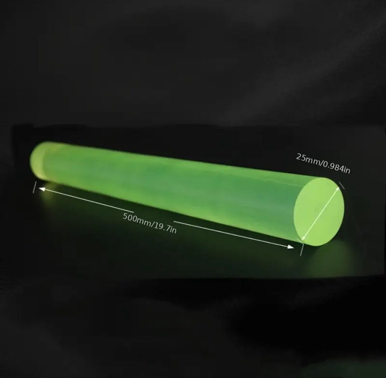 Neon Green Polyurethane Rod – Durable Self-Defense Tool