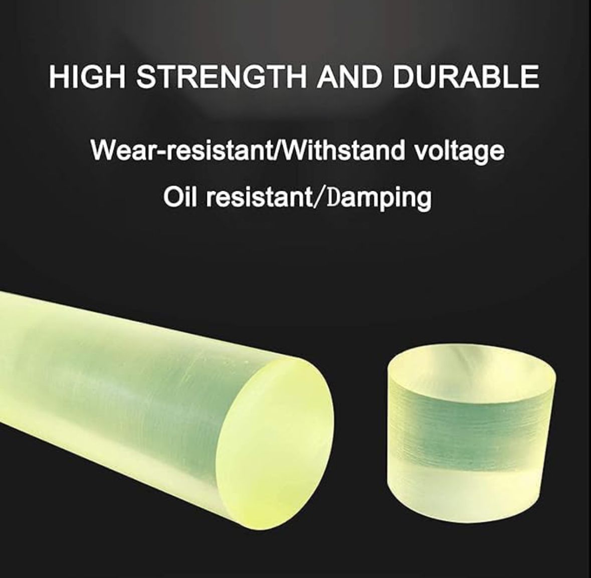 Neon Green Polyurethane Rod – Durable Self-Defense Tool