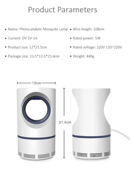 Electronic LED Mosquito Killer Lamp